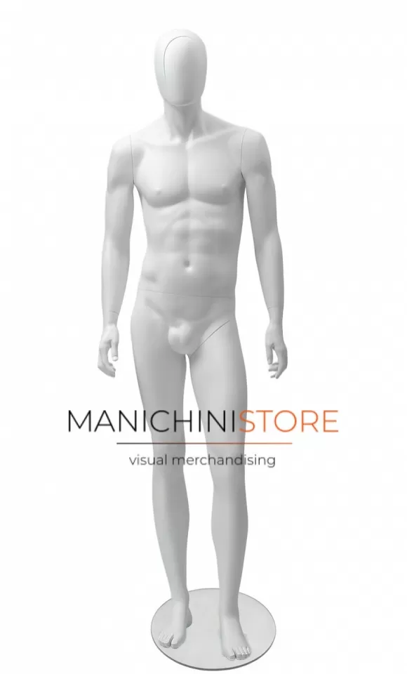 Manichino uomo collezione Creta - bianco opaco