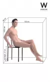 Manichino uomo Fashion collezione 30 RE3 - Parrucca Esclusa