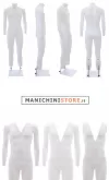 Manichino uomo per foto internet e-commerce base doppia asta