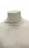 Manichino uomo Linen con braccia in legno seduto
