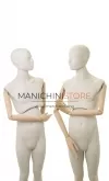 Manichino uomo snodato con braccia legno