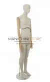 Manichino uomo snodato con braccia legno