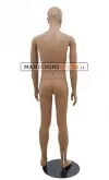 Manichino uomo realistico mulatto con parrucca