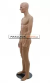 Manichino uomo realistico mulatto con parrucca