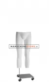 Gambe uomo per foto e-commerce base con ruote