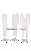Manichino uomo 2G per foto internet e-commerce base con ruote