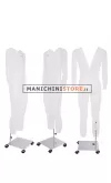 Noleggio Manichino uomo 2 per foto internet e-commerce base con ruote
