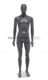 Noleggio manichino uomo testa uovo in Ecoplastic - grigio antracite