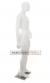 Manichino uomo testa stilizzata in Ecoplastic - bianco