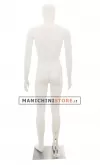 Manichino uomo testa uovo in Ecoplastic - bianco