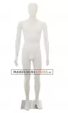 Manichino uomo testa uovo in Ecoplastic - bianco