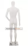 Manichino uomo testa uovo in Ecoplastic - bianco