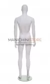 Manichino uomo testa uovo in Ecoplastic - bianco