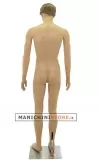 Manichino uomo realistico in Ecoplastic con parrucca bionda