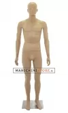 Manichino uomo testa stilizzata in Ecoplastic - color carne