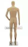 Manichino uomo testa stilizzata in Ecoplastic - color carne
