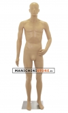 Male abstract mannequin in Ecoplastic - skin color