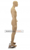 Male abstract mannequin in Ecoplastic - skin color