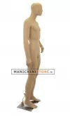 Manichino uomo testa stilizzata in Ecoplastic - color carne
