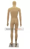 Manichino uomo testa uovo in Ecoplastic - color carne
