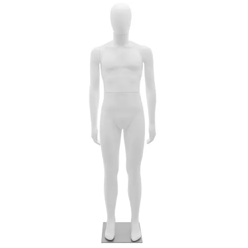 Manichino uomo testa uovo in plastica