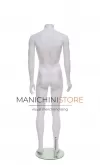 Manichino uomo senza testa in Ecoplastic - bianco