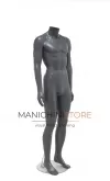 Manichino uomo senza testa in Ecoplastic - antracite