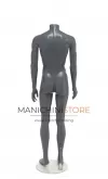 Manichino uomo senza testa in Ecoplastic - antracite
