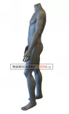 Manichino uomo senza testa precolorato Grigio - TG 50