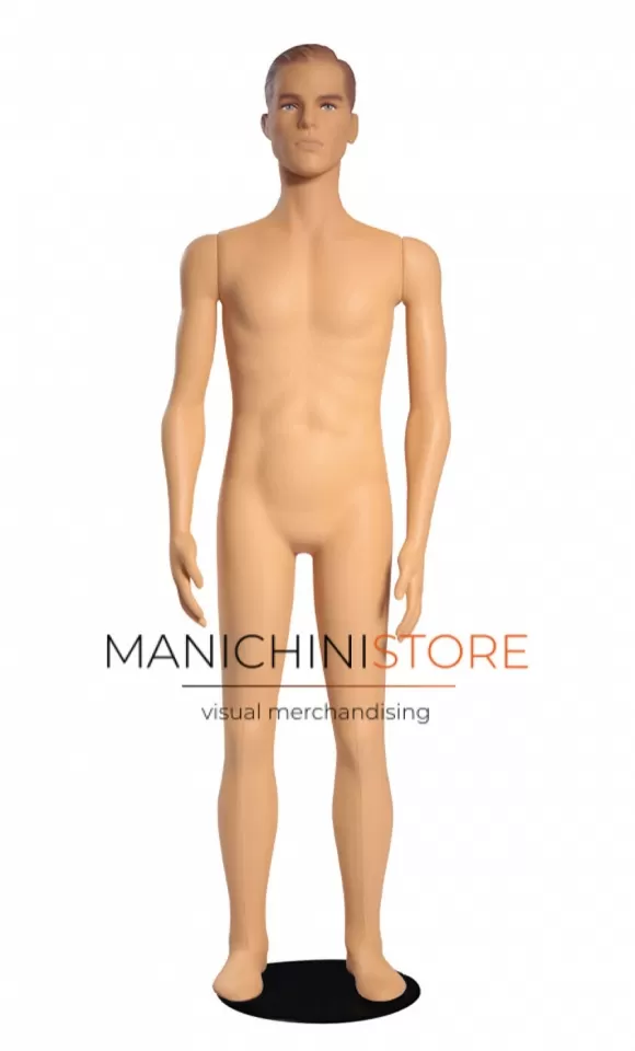 Manichino uomo flessibile in schiuma di poliuretano - realistico