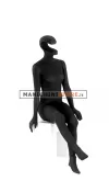 Manichino donna snodato face off rivestito in tessuto