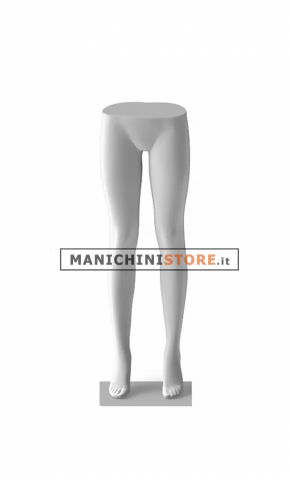 Gambe donna con base in metallo