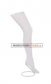 Gamba donna trasparente opale - espositore calze