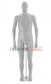 Noleggio manichino uomo snodato - testa stilizzata 01S