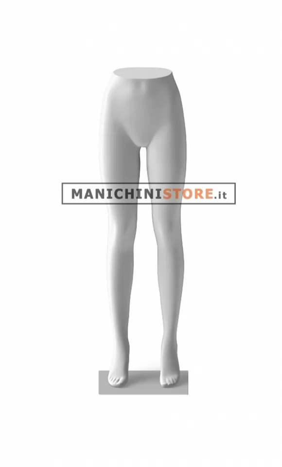 Gambe donna vita alta con base in metallo