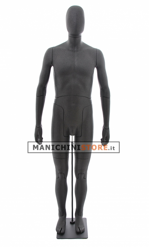 Manichino uomo snodato testa a uovo 01B - ex noleggio