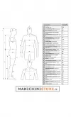 Manichino uomo snodato 01S