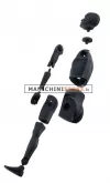 Noleggio manichino uomo snodato - testa stilizzata 01S