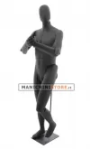 Manichino uomo snodato testa a uovo 01B