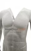 Manichino uomo snodato ricomponibile con testa a uovo - silver