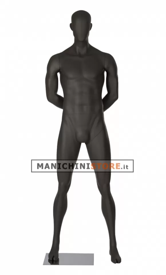 Manichino sportivo uomo dalla testa a uovo - fitness