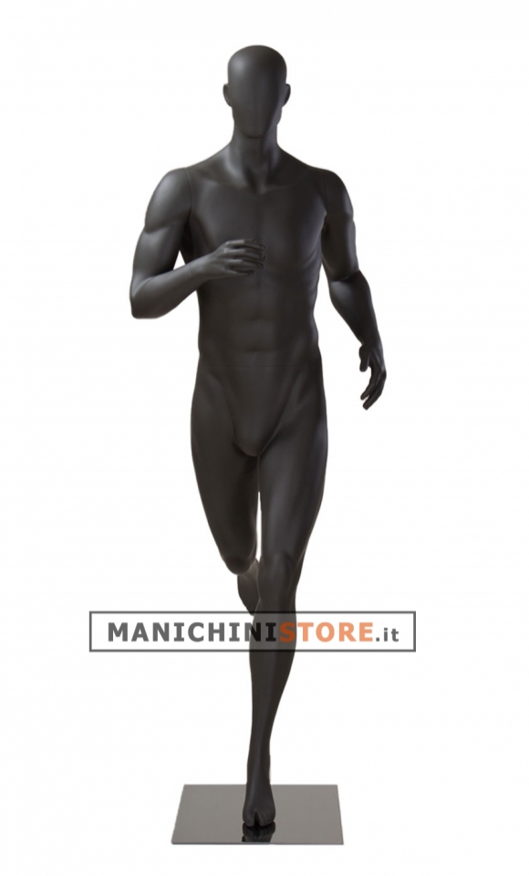 RENTAL - Male sport mannequin with egg head - runner