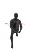Manichino uomo sportivo seduto grigio salis - fine serie