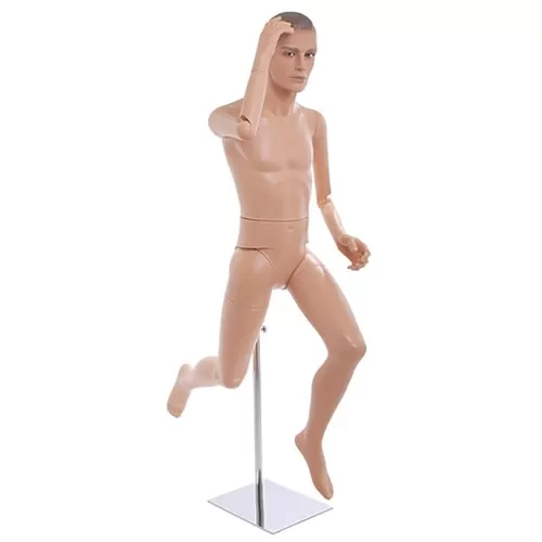 Uomo con attacco al collo super snodato con doppie gambe