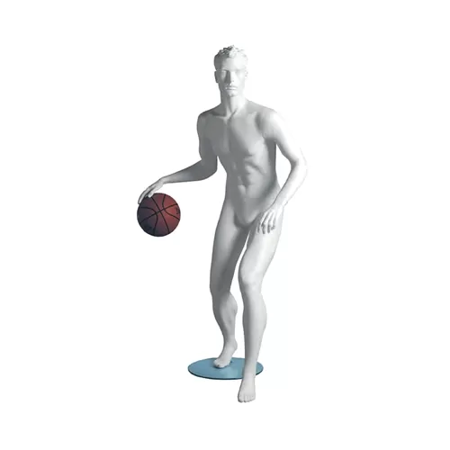 Manichino sportivo uomo dalla testa scolpita - Basket