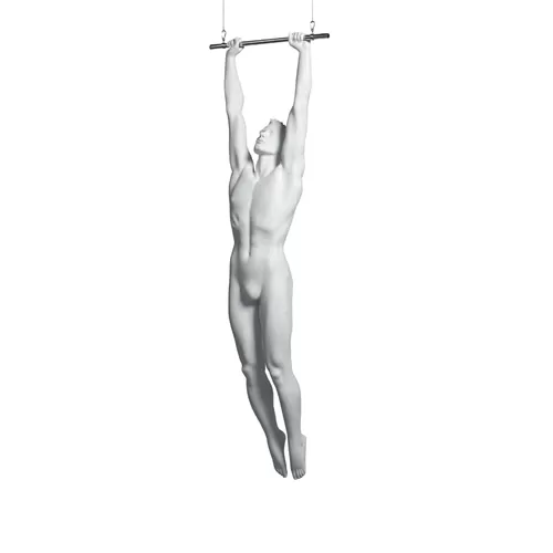 Manichino sportivo uomo dalla testa scolpita - Acrobat
