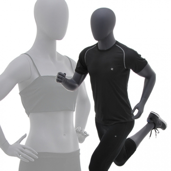 Flexible, articulated and sport mannequins