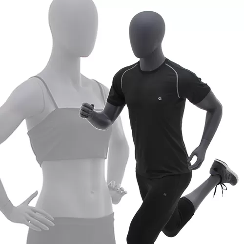 Manichino Sportivo Donna dalla Testa a Uovo - Runner