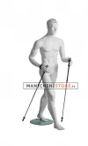 Manichino sportivo uomo dalla testa scolpita - Walker