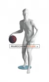 Manichino sportivo uomo dalla testa scolpita - Basket